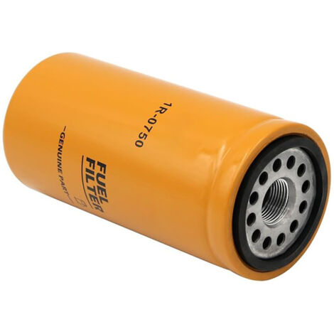 Filtre à gazole 1R-0750 pour engins de chantier tels que pelles hydrauliques, chargeuses, compacteurs et finisseurs (1/4)