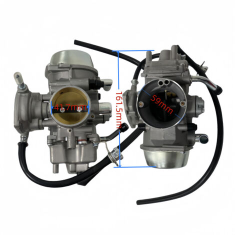 Carburateur de moto PD42J compatible avec Yamaha YFM600, Grizzly 600, 660 et Raptor 660. (1/4)