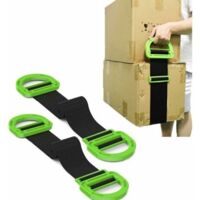 Piezas: muebles, cajas, cintas de movimiento y elevación para la construcción, cintas elevadoras, cintas transportadoras.