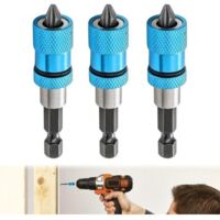 Soporte magnético para brocas de paneles de yeso, 3 piezas, punta de destornillador para destornillador inalámbrico y taladro manual