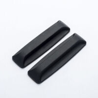 Paquete de 2 tiradores autoadhesivos instantáneos para armarios - Tiradores adhesivos para puertas corredizas - Negros 10 x 3 x 1,5 cm