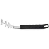 Palanca para parrilla, cabezal de acero inoxidable, módulo culinario para levantar fácilmente parrillas calientes y sucias, 27,5 cm, para todas las parrillas con inserto modular culinario