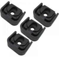 4 piezas de amortiguadores de aire acondicionado, soportes de goma para aire acondicionado, puntas de goma para soporte de ariete, base de capacitancia para aire acondicionado central.
