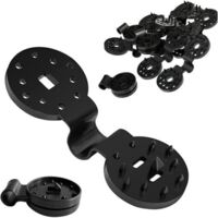 Clips de plástico para red de sombra, 50 unidades, clip de red para sombra para valla, pantalla de privacidad, tela cortavientos, clip de fijación especial