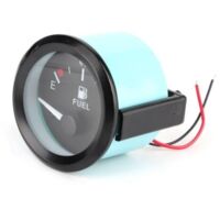 Medidor de nivel de combustible Universal para coche de 52mm, medidor de rango Digital LED E-1/2-F con Sensor de combustible