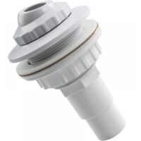 Boquilla de entrada para piscinas con paredes de acero, boquilla de retorno con cabezal giratorio, aspersor de piscina, conector de manguera de 32 mm/38 mm, accesorio para piscina