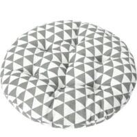 Cojín redondo para silla de bistró de 15 pulgadas, cojín decorativo para asiento interior y exterior, cojín suave y grueso para silla en casa, oficina, jardín y patio