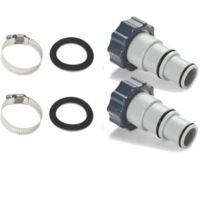 Adaptador De Manguera De Piscina 2 Piezas, Adaptador Para Piscina Intex, Adaptador De Manguera De Piscina, Adaptador De Manguera Para Bomba, Conexión Para Manguera De Piscina Ø 32 Y 38 Mm