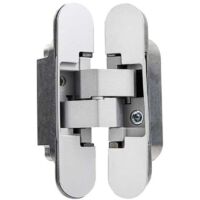 Bisagras invisibles para puertas pesadas, 2 piezas - Capacidad de carga 40 kg + apertura 180° - Discretas y robustas - Para carpintería - Profesionales e instaladores