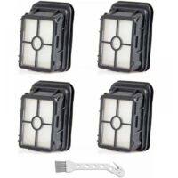 Filtros de repuesto lavables Bissell Crosswave (4 piezas, 1866 y 1866F) para aspiradoras Bissell CrossWave 3 en 1 multisuperficie 17132 y Pet Pro 2225N -