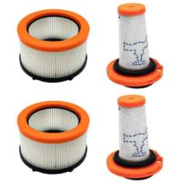 Juego de 4 filtros para Rowenta X-FORCE FLEX 9.60, filtros para Rowenta X-FORCE FLEX 9.60 y