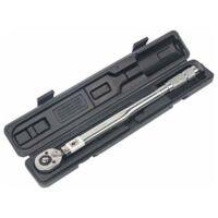 Llave dinamométrica de trinquete preajustada de 5-210 Nm con mecanismo de precisión bidireccional, 3/8 in (19-110 Nm)