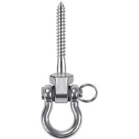 ganchos de techo de acero inoxidable 304, kit de suspensión para colgar sillas, lámparas, hamacas, sacos de boxeo y entrenadores de bridas.