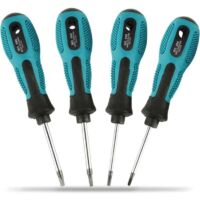 Juego de 4 destornilladores de tres alas, destornillador de precisión magnético multifuncional tipo Y de 3 mm, 4 mm, 5 mm y 6 mm.