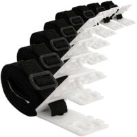 Juego de 8 carretes para cubierta de piscina (fijación de carretes solares para piscina, telescópicos, de burbujas)