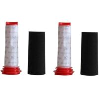 Paquete de 2 filtros de espuma y microfiltros para aspiradoras inalámbricas Bosch XU, BCH6ZOOO y Bosch BBH625W60