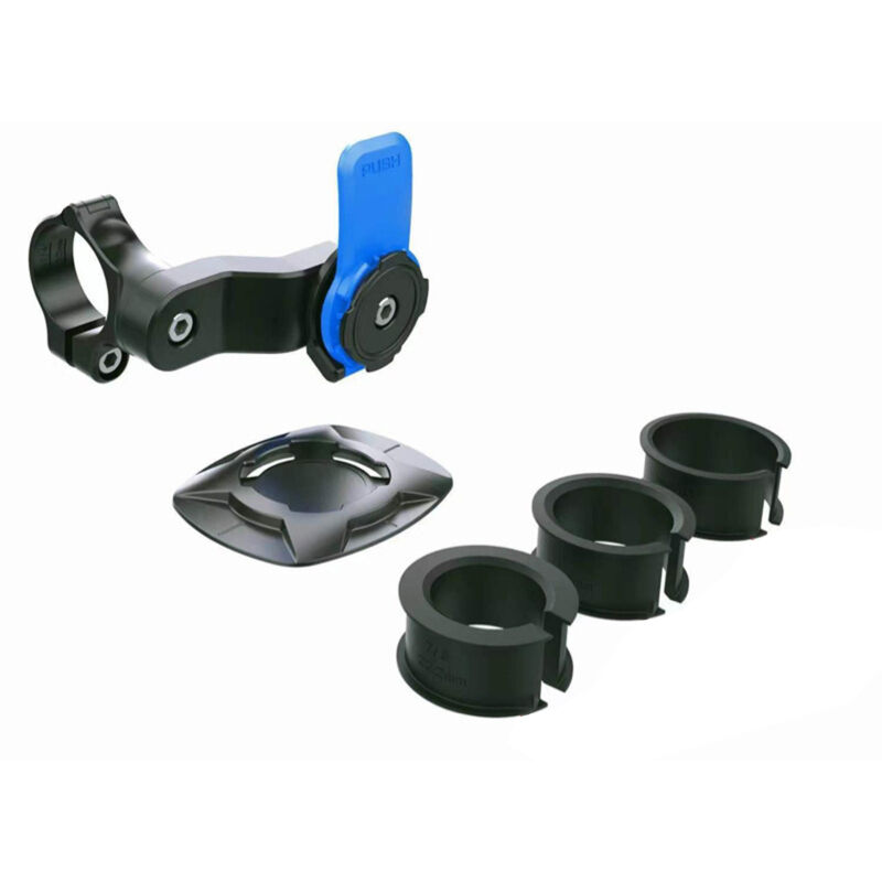 Support Téléphone Moto Avec Amortisseur De Vibrations – Twist & Lock – Compatible Universel – Guidon Vélo/Scooter (Bleu)