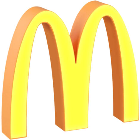 Lampe McDonald's, veilleuse sans fil rechargeable, lampe de chevet, jolie décoration, cadeau d'anniversaire