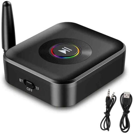 Récepteur Bluetooth 5.1, adaptateur Bluetooth AUX/RCA, adaptateur Bluetooth pour voiture (1/5)
