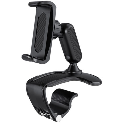 Support Téléphone Voiture,360 degrés de Rotation Universelle,pour Tableau de Bord et Pare-Brise, Compatible avec Les téléphones (1/5)