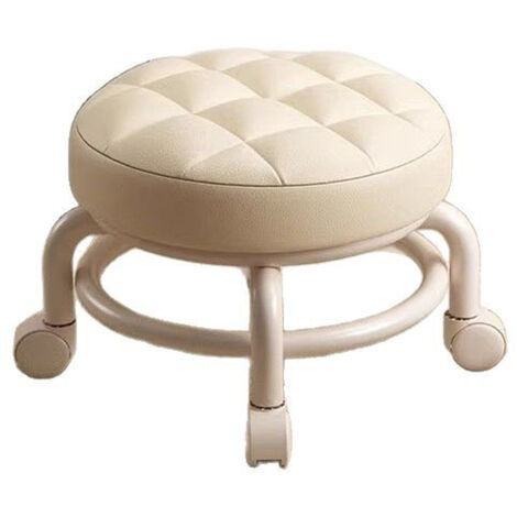 Tabouret roulant - - Modèle bas - Confortable - Rotatif 360° - Capacité 200 kg (1/5)