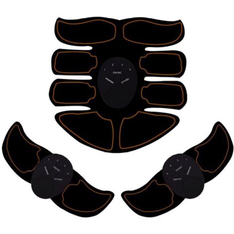 Appareil d'Électrostimulation 4 en 1 pour Abdominaux – Câble Électrode à Broches 2,5 mm, Angle Droit, Renforcement Musculaire et Fitness à Domicile (1/5)