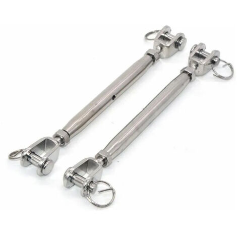 Lot de 2 tendeurs à mâchoires M10 en acier inoxydable 304 avec fermoir magnétique,Vis de fermeture en inox Tendeur (1/5)