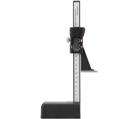 Jauge de hauteur numérique, jauge de profondeur de précision numérique 0-150 mm avec base magnétique pour le travail du bois, outils de mesure utilisés pour régler la hauteur des lames de scie