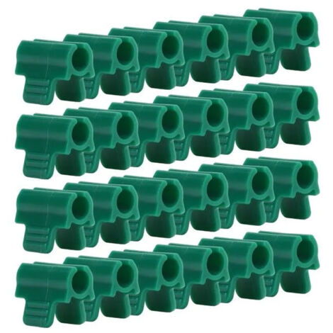 NEUF Clips de serrage pour serre 24pcs pinces à effet de serre simple tête rangée couverture filet tunnel cerceau clips DQ FRANCE (1/5)