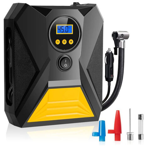 Compresseur d'Air Portatif 12V,150PSI Gonfleur Pneus Voiture avec Écran Numérique et Lumière LED (1/5)