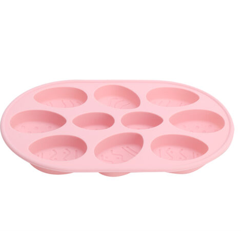 Moule à gâteau multifonctionnel en silicone en forme d'œuf de Pâques, accessoire pour la pâtisserie maison au chocolat. (1/5)