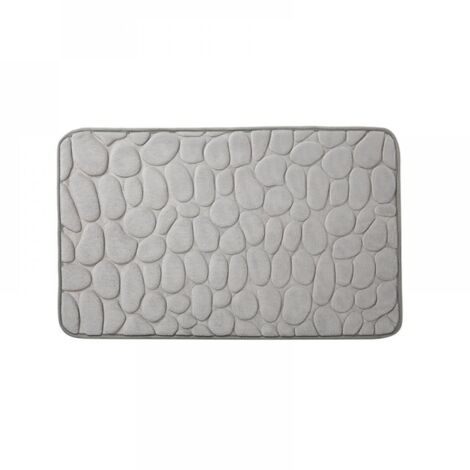 Tapis de bain, tapis de salle de bain imitation pavés, 50×80 cm - Tapis de bain, tapis de salle de bain imitation pavés, 50×80 cm (1/5)