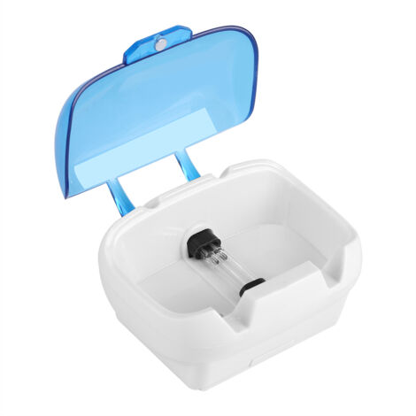 1 support mural stérilisateur/désinfectant pour brosses à dents à lumière UV - Bleu (1/5)