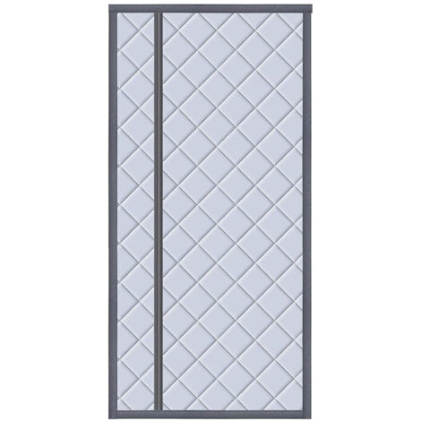Rideau thermique magnétique de protection contre le froid, 90 x 210 cm, rideau de porte thermique protégeant du froid et de la chaleur, de la neige, du vent, de l'eau, des odeurs et du bruit, rideau i (1/5)