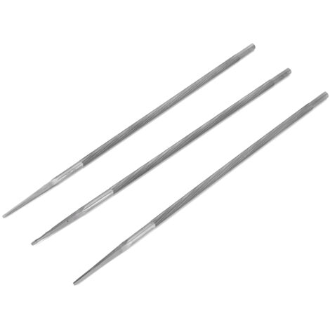 Lot de 3 limes rondes d'affûtage pour tronçonneuse, 5,5 mm - Lot de 3 limes rondes d'affûtage pour tronçonneuse, 5,5 mm (1/5)