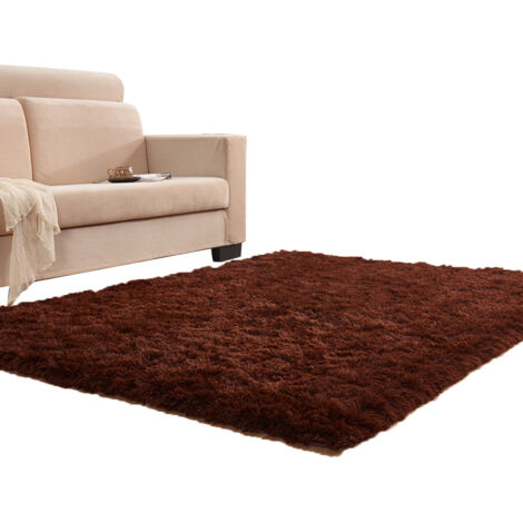 Tapis doux et moelleux pour chambre à coucher, chambre d'enfant, tapis shaggy en peluche pour chambre de bébé, tapis shaggy pour garçons et filles, chambre d'étudiant, tapis shaggy, salon, décoration (1/5)