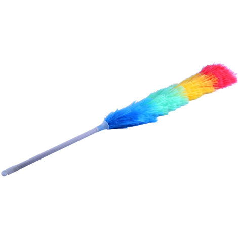 Plumeau magique doux, coloré, antistatique, avec long manche, neuf - Plumeau magique doux, coloré, antistatique, avec long manche, neuf (1/5)