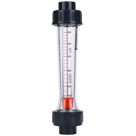 Débitmètre d'eau à tube en plastique transparent, 100-1000 l/h - Débitmètre d'eau à tube en plastique transparent, 100-1000 l/h (1/5)