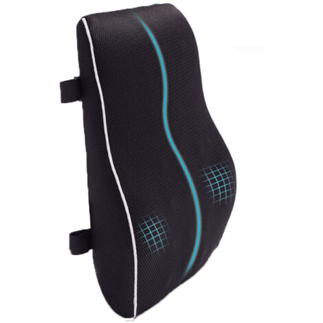 Coussin lombaire ergonomique en mousse à mémoire de forme pour chaise de bureau (1/5)