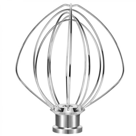 Fouet en acier inoxydable compatible avec les robots culinaires KitchenAid K45WW WP9704329 KSM150 KSM160 K45 KSM90