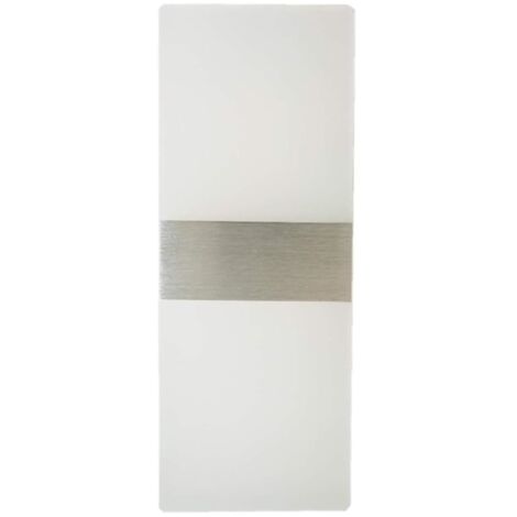 Applique murale LED 12W, design moderne, éclairage vers le haut et vers le bas, lampe d'intérieur, lampe murale en acrylique, veilleuse blanc froid (1/5)