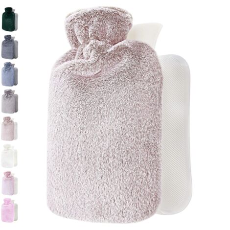 Bouillotte souple - 1,8 L (grand modèle) - Cette bouillotte est utilisée pour soulager les douleurs cervicales et des épaules, et pour réchauffer les pieds. (1/5)