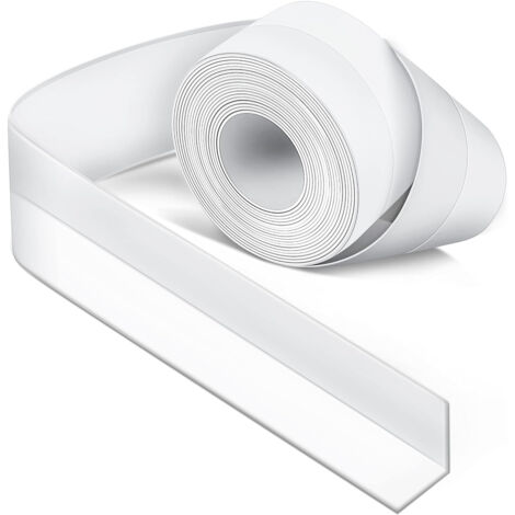 Ruban adhésif d'étanchéité BLAZOR, imperméable, pour les coins de la cuisine, des toilettes ou de la salle de bain. Empêche l'humidité et les moisissures.