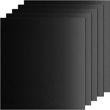 Tapis de cuisson pour barbecue, lot de 5, papier cuisson réutilisable 40 x 33 cm (1/5)