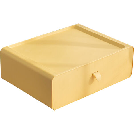 Boîte de rangement pour sous-vêtements en plastique à 15 compartiments, accessoire de bureau pour chaussettes et soutiens-gorge (1/5)