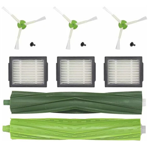 Pièces de rechange pour aspirateur iRobot Roomba I6 I7 I3 I4 I8 E5 E6 : filtre pour Roomba I3+ I7+ I8+ J7 J7+ Plus, accessoires pour filtre Roomba, brosse latérale (1/5)