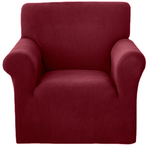 Housse de fauteuil extensible élastique, 1 pièce - Housse de fauteuil extensible élastique, 1 pièce (1/5)