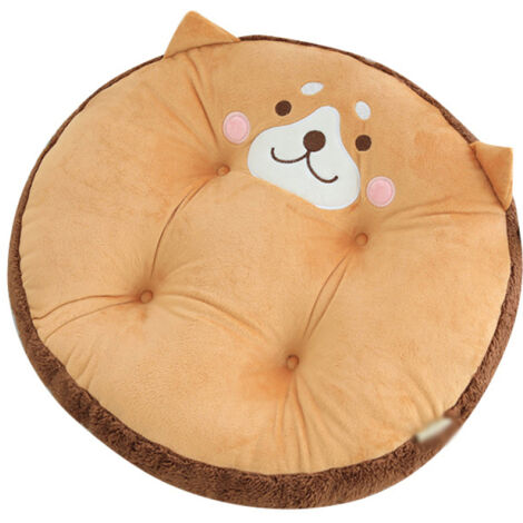 Coussin décoratif pour siège de chaise, coussin rond mignon avec un animal, 45 cm (1/5)