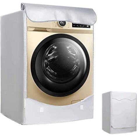 Housse de machine à laver, protection solaire et anti-poussière avec fermeture éclair, pour machine à laver à chargement frontal (XL (60 cm × 65 cm × 85 cm)) - longziming (1/5)