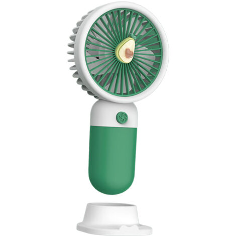Ventilateur de poche portable en silicone souple, mini ventilateur de poche rechargeable par USB pour l'extérieur (1/5)
